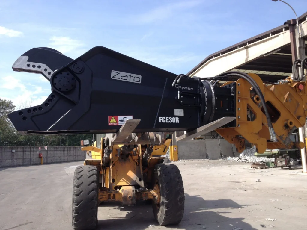 Cisaille de démolition pour aluminium usagée - 04