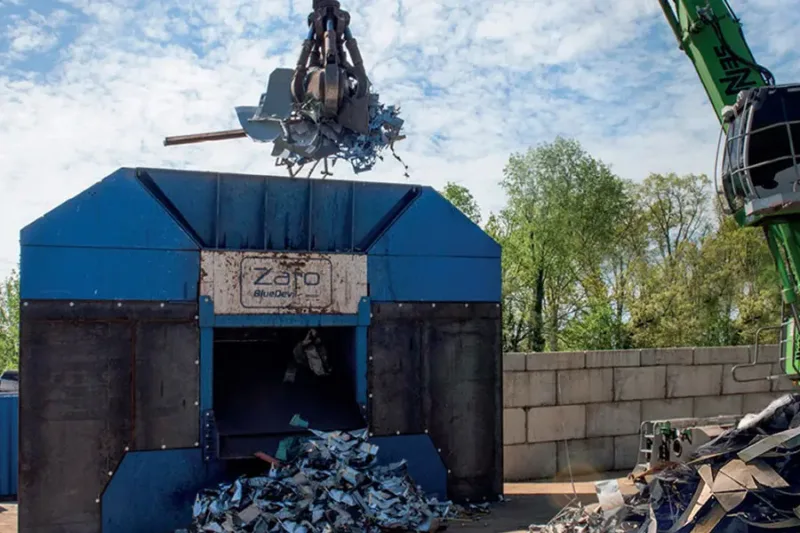 Morris Scarp Metal Blue Devil shredder