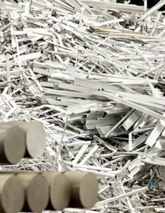 Aluminium scrap shredders