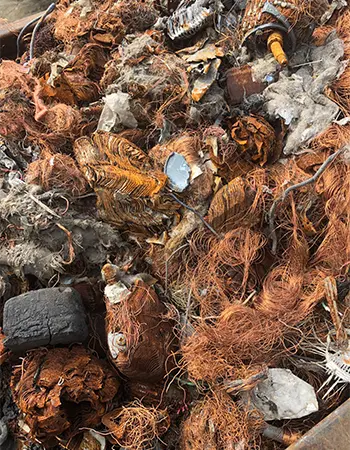 Copper scrap processing machines
