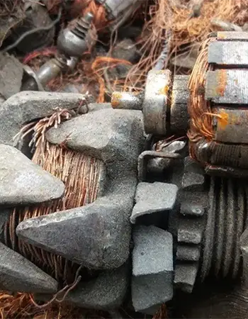Electric motor recycling machines