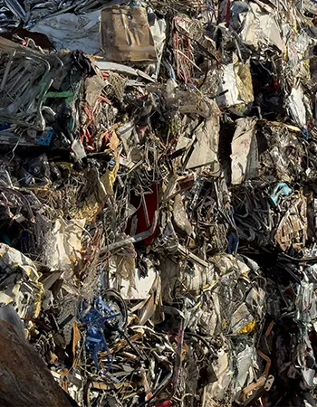 Ferrous scrap processing machines parcels
