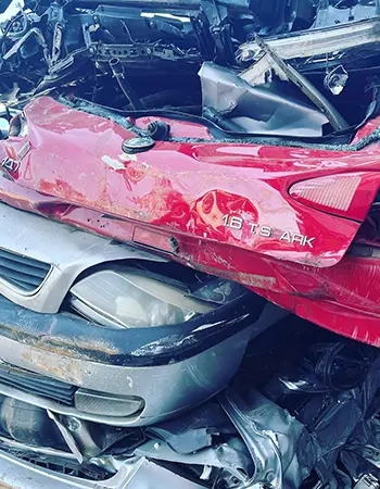 Scrap car shredders