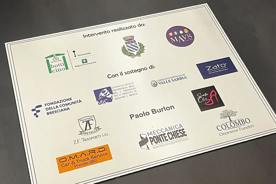 valerio zanaglio sponsor del patrimonio ambientale e culturale