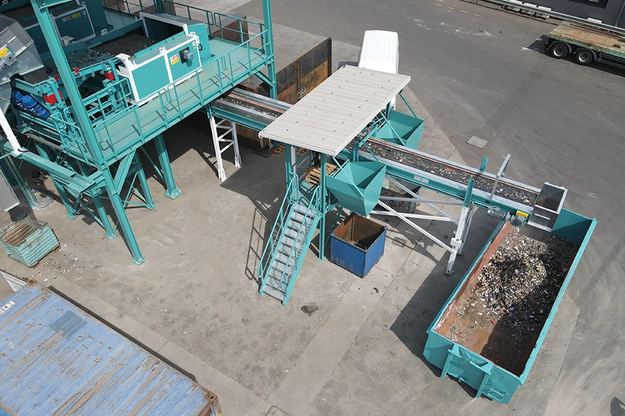 Zato's pre-shredder Blue Devil and separation line Blue Sorter